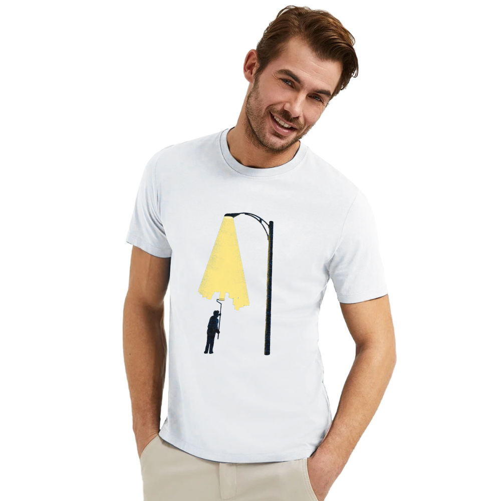 T-shirt Blanc Dessins d'Origine Ver.4