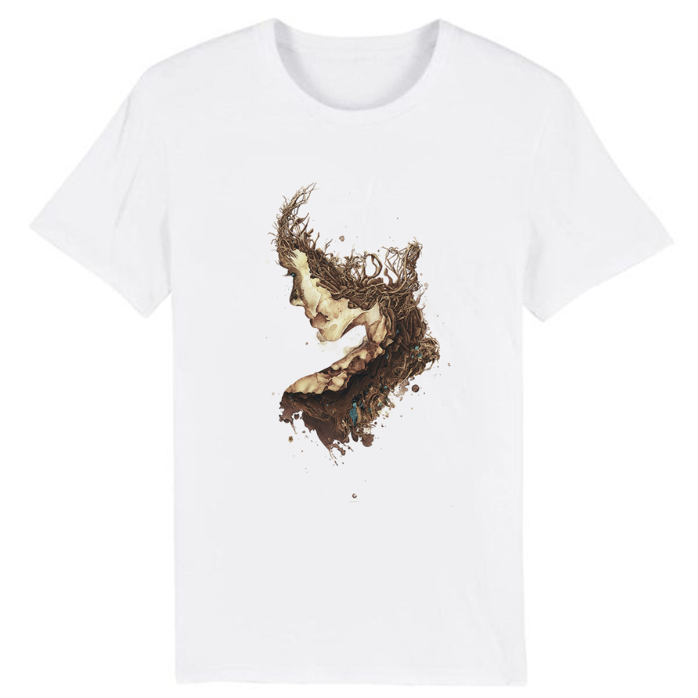 T-shirt Visage Brisé Dessins d'Origine