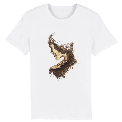 T-shirt Visage Brisé Dessins d'Origine