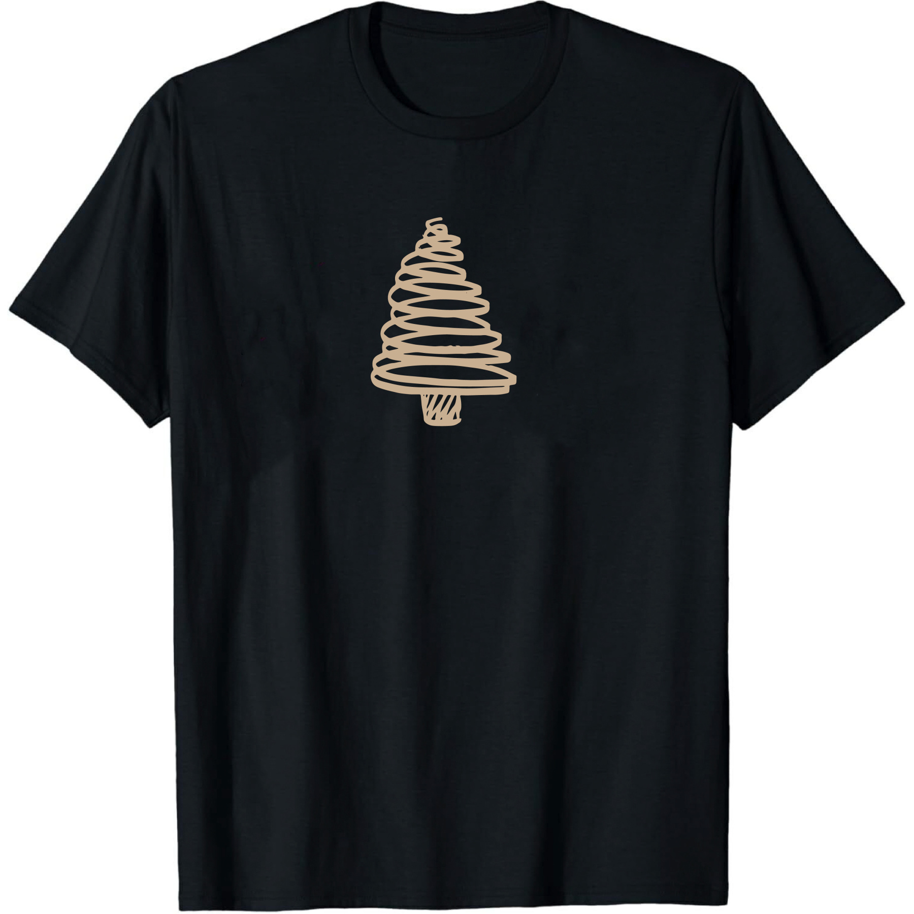 T-shirt Mignon Sapin de Noël Simple Pour Noël VER.7
