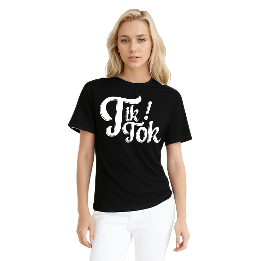 T-shirt Texte 'Tik' Ver.9