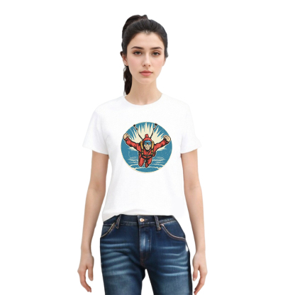 T-shirt Adulte Sport Extrêmes Saut en Parachute Costume Ver.2