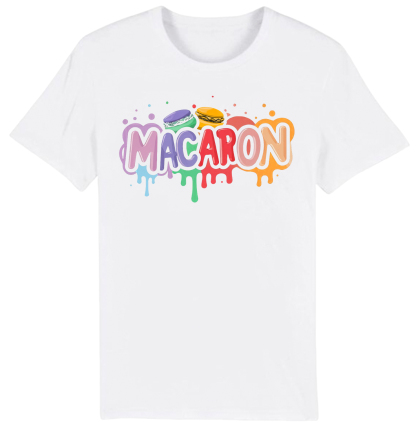 T-shirt Adulte Macaron Costume