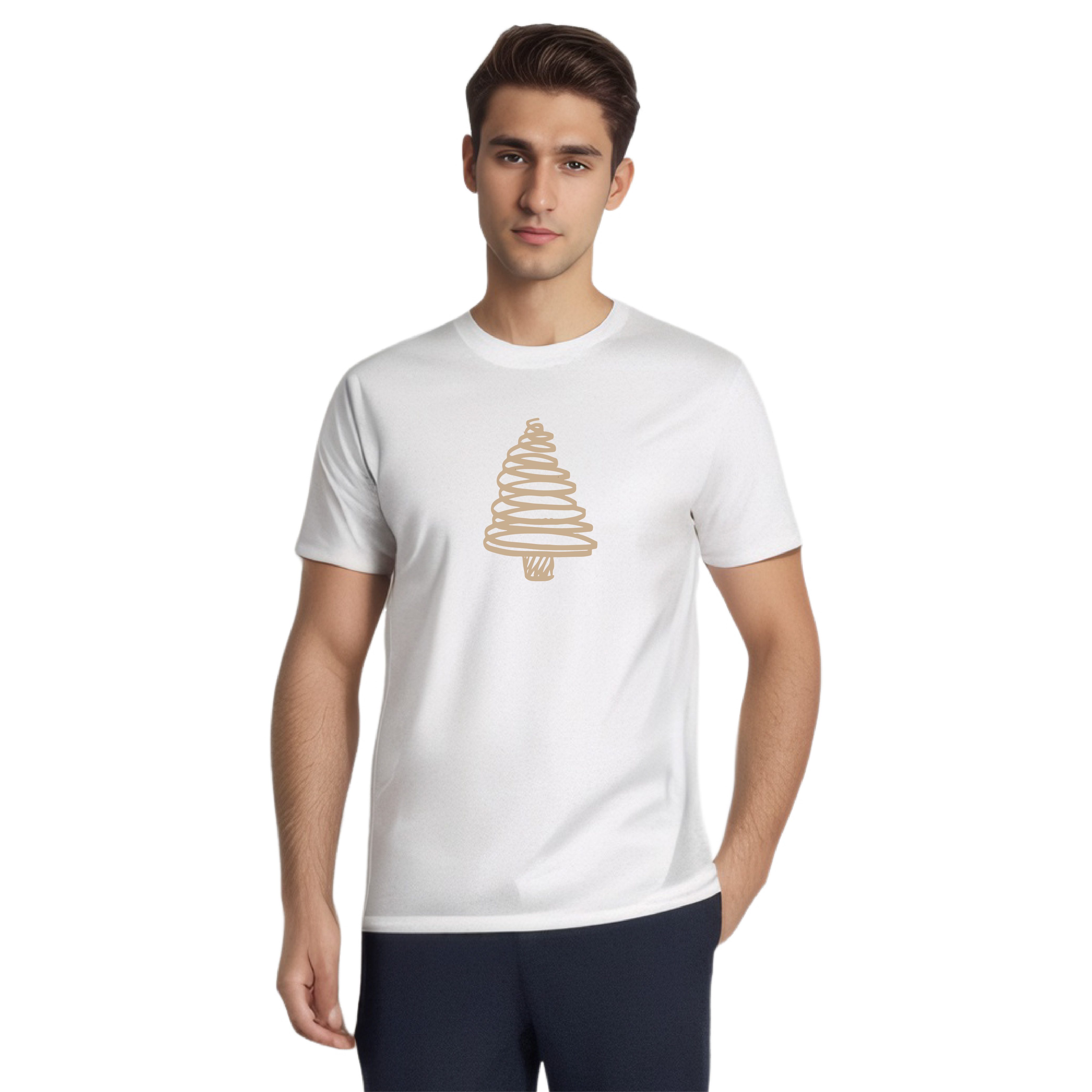 T-shirt Mignon Sapin de Noël Simple Pour Noël VER.7