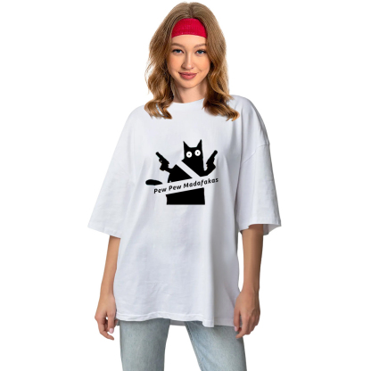 T-shirt Blanc 'Pew Pew Madafakas' Costume Ver.A