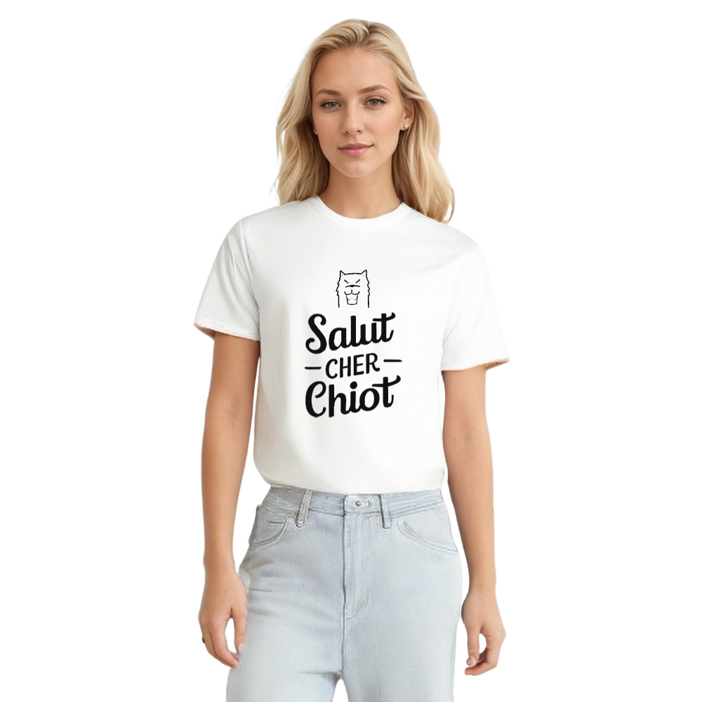 T-shirt 'Salut, cher chiot' Costume Ver.f