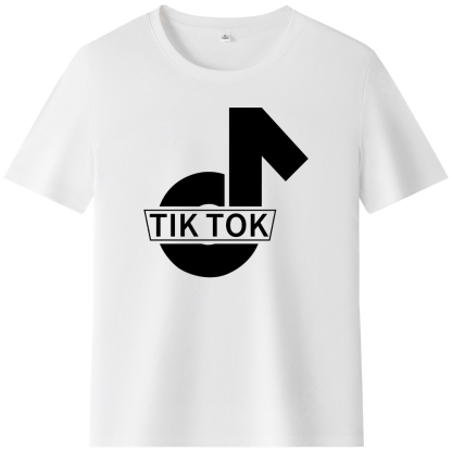 T-shirt Texte 'Tik Tok' Ver.2
