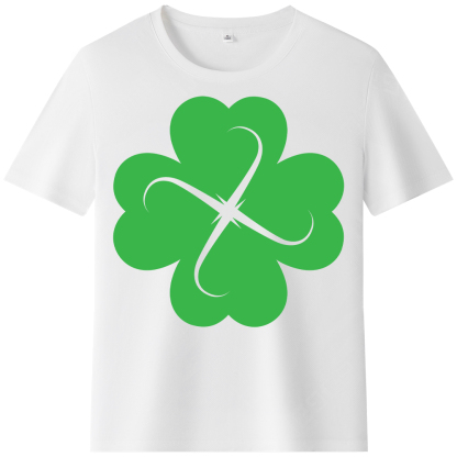 T-shirt Trèfle à Quatre Feuilles de la Saint-Patrick