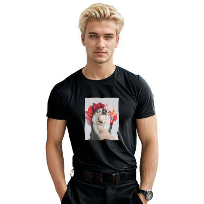T-shirt Adulte Drôle Husky de Meme Costume
