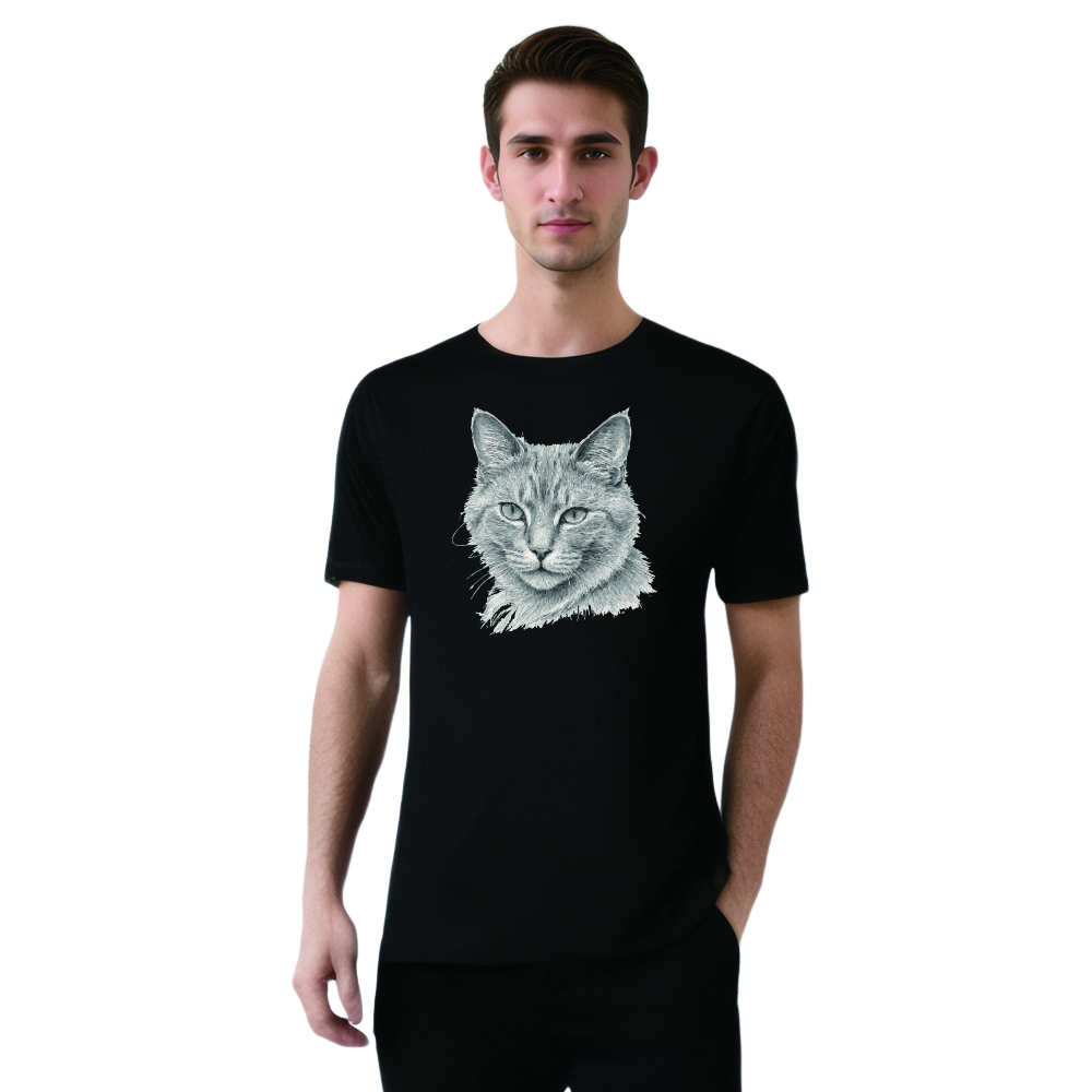Animal Esquisse d'un Chat Mignon T-shirt