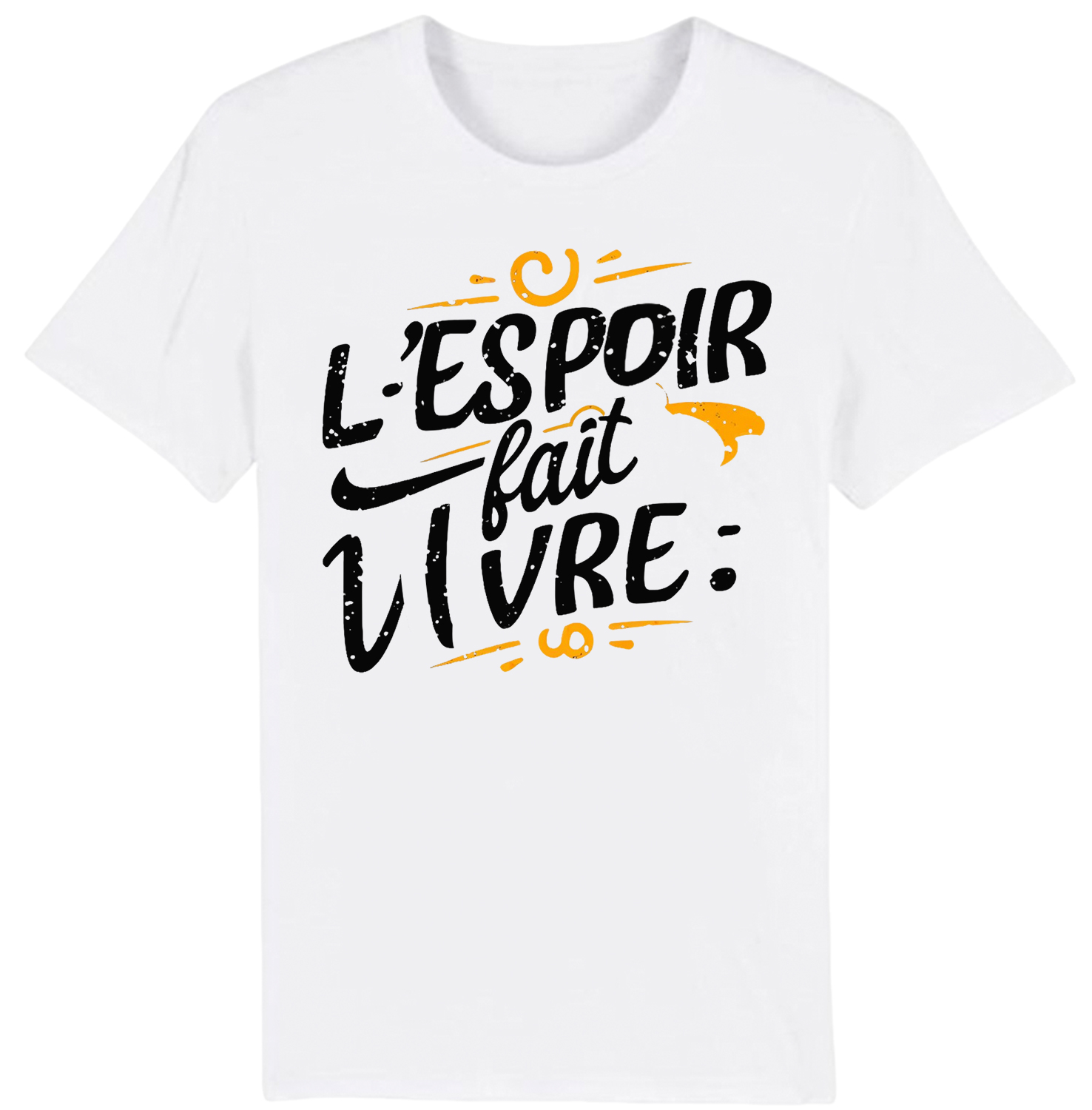 T-shirt Texte de Film 'L'espoir fait vivre' Costume