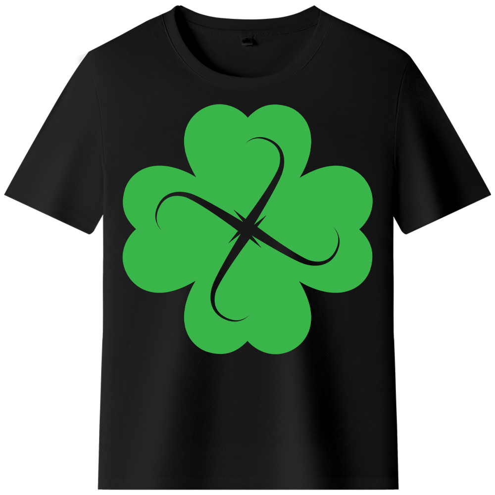 T-shirt Trèfle à Quatre Feuilles de la Saint-Patrick
