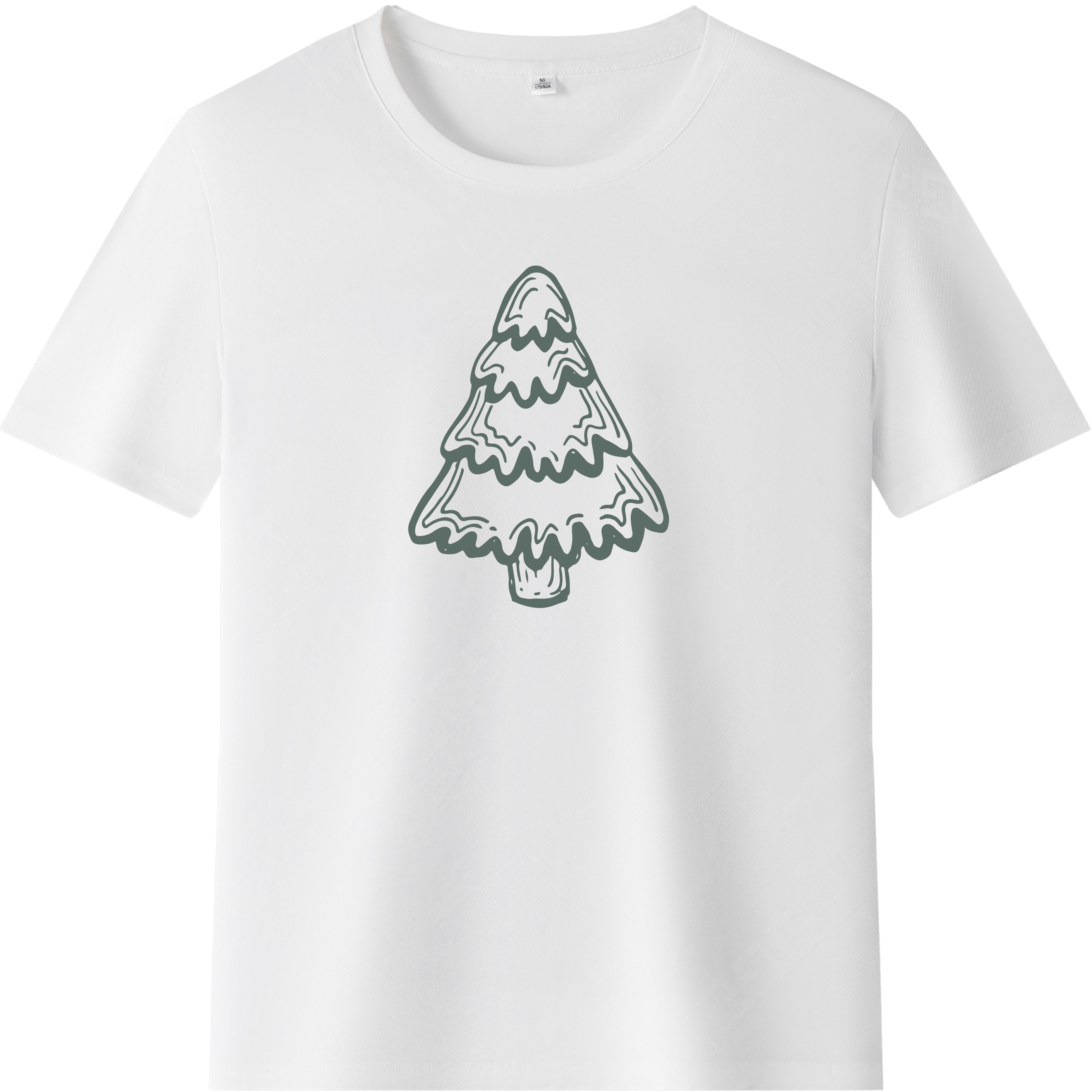 T-shirt Mignon Sapin de Noël Simple Pour Noël VER.8