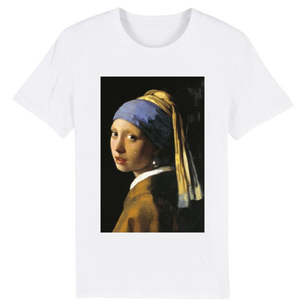 T-shirt Adulte Peinture 'La Jeune Fille à la perle' Costume