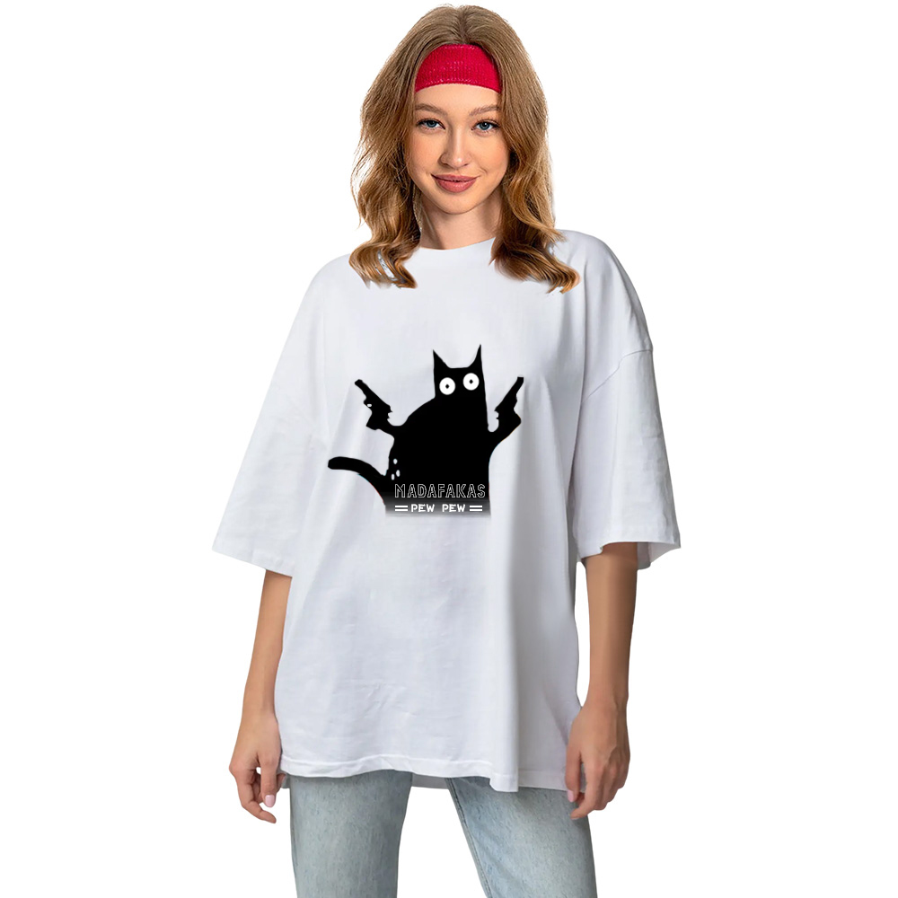 T-shirt Blanc 'Pew Pew Madafakas' Costume Ver.C