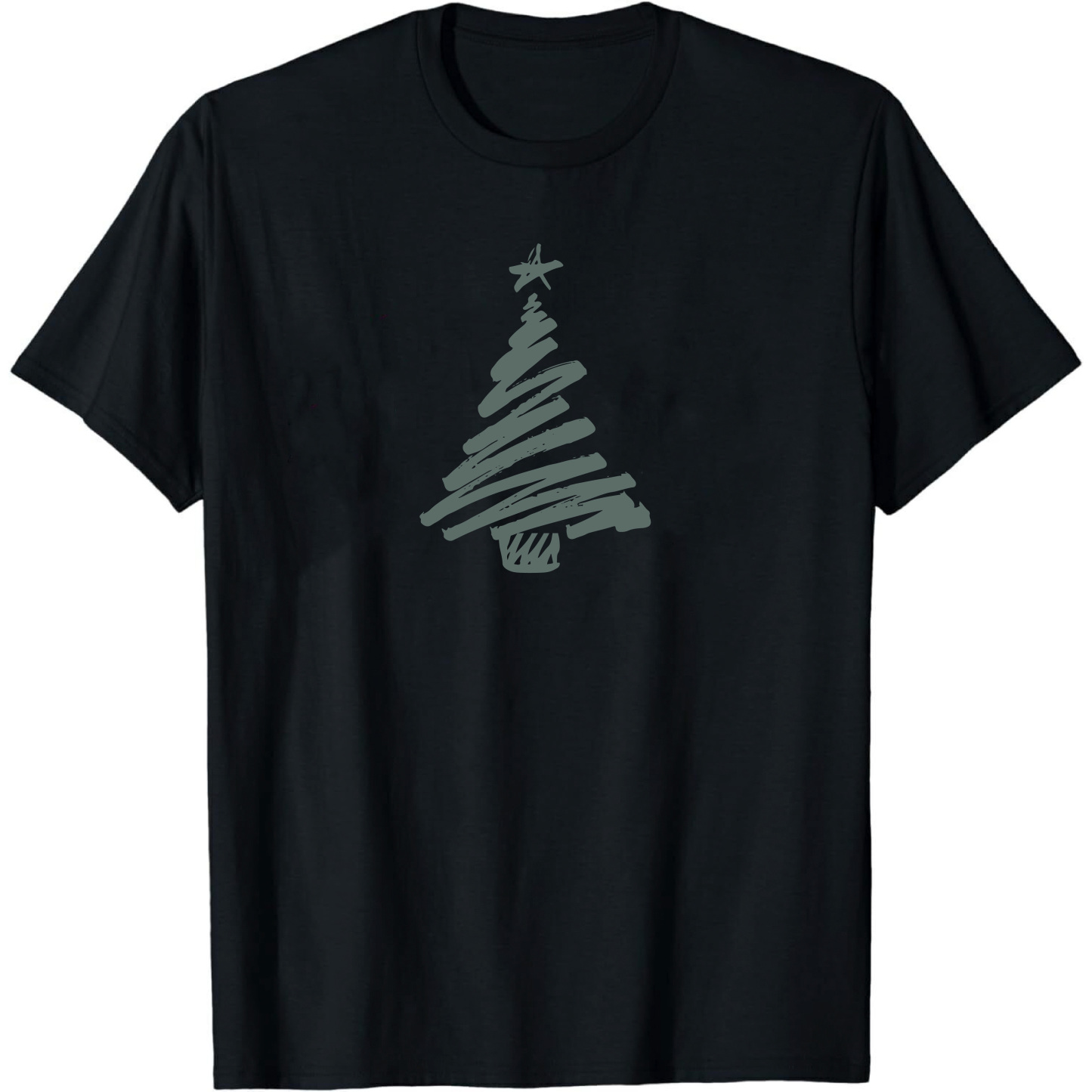 T-shirt Mignon Sapin de Noël Simple Pour Noël VER.10