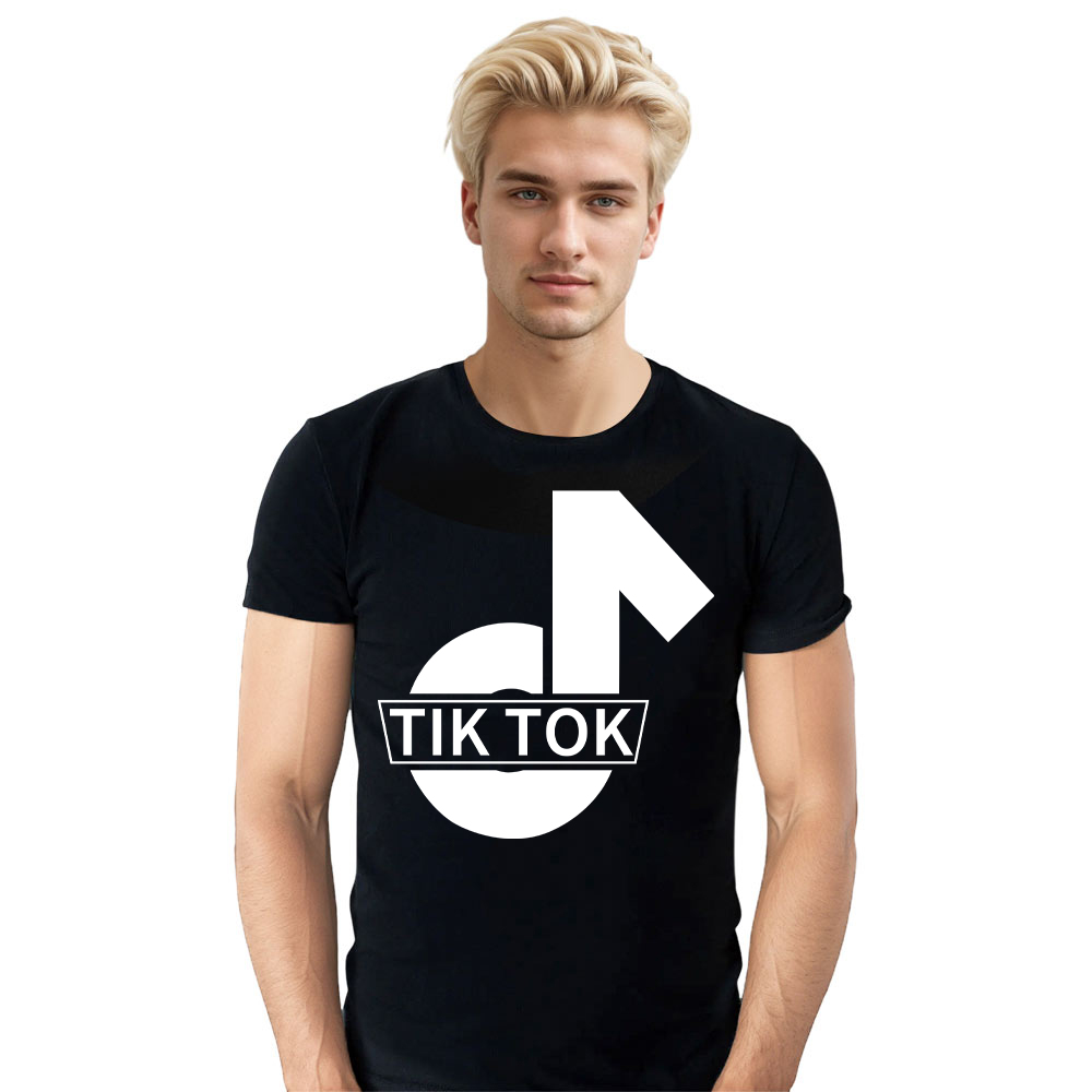 T-shirt Texte 'Tik Tok' Ver.2
