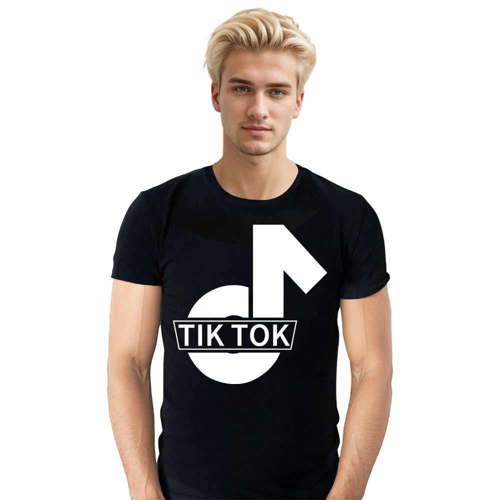 T-shirt Texte 'Tik Tok' Ver.2