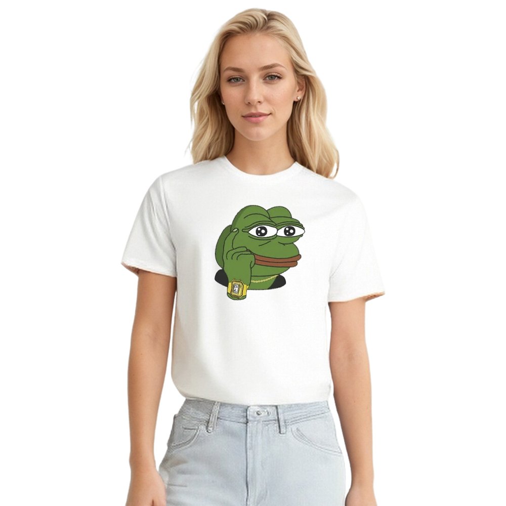 T-shirt Adulte Drôle Pepe la Grenouille de Meme Costume