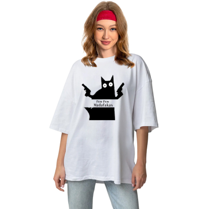 T-shirt Blanc 'Pew Pew Madafakas' Costume Ver.D