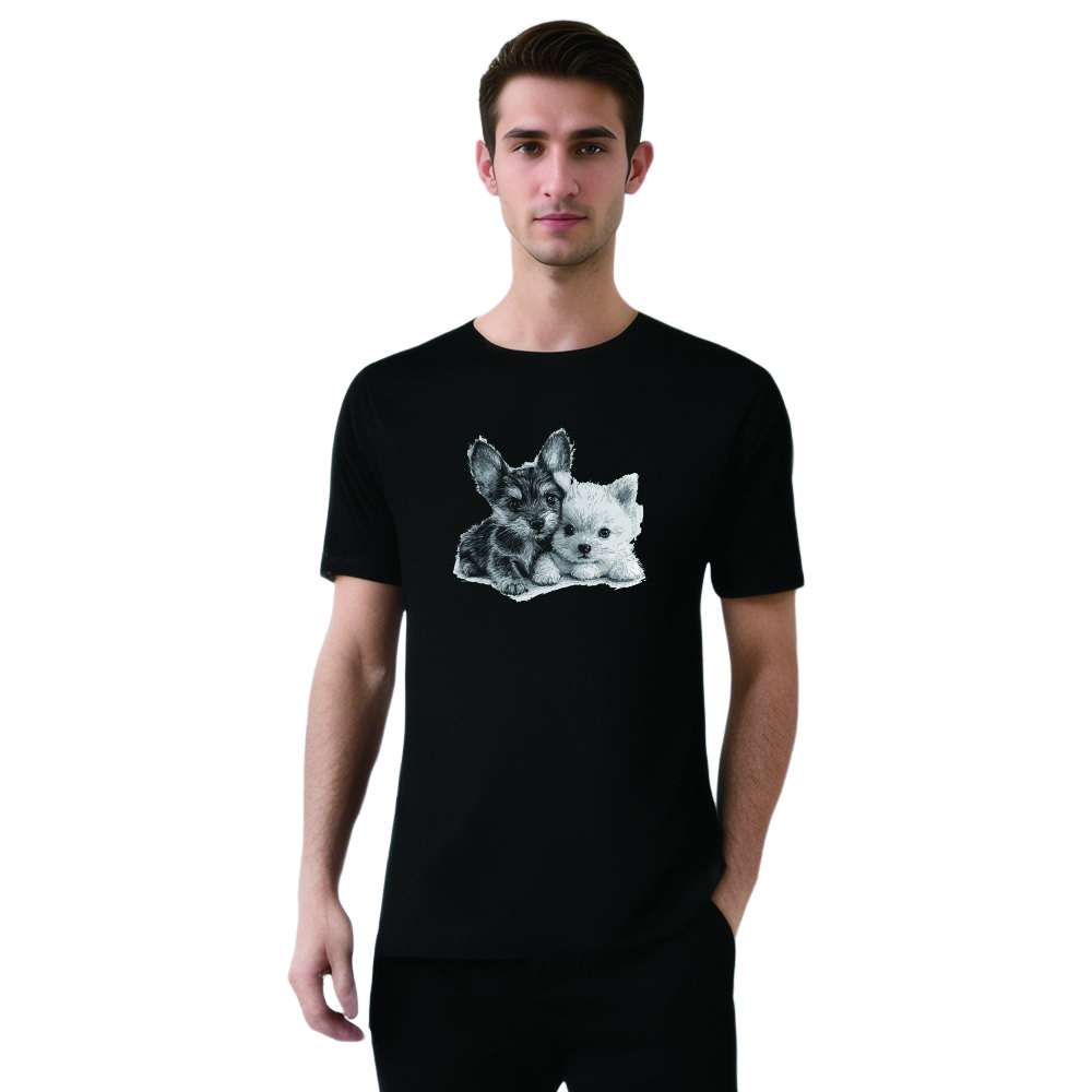 Animal Esquisse d'un Chat Mignon T-shirt Ver.4