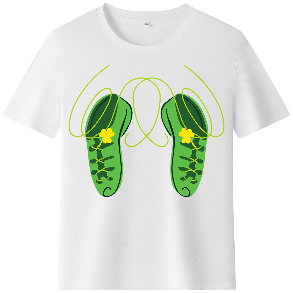 T-shirt Chaussures de Danse Vertes pour la St Patrick
