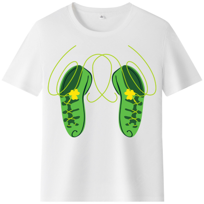 T-shirt Chaussures de Danse Vertes pour la St Patrick