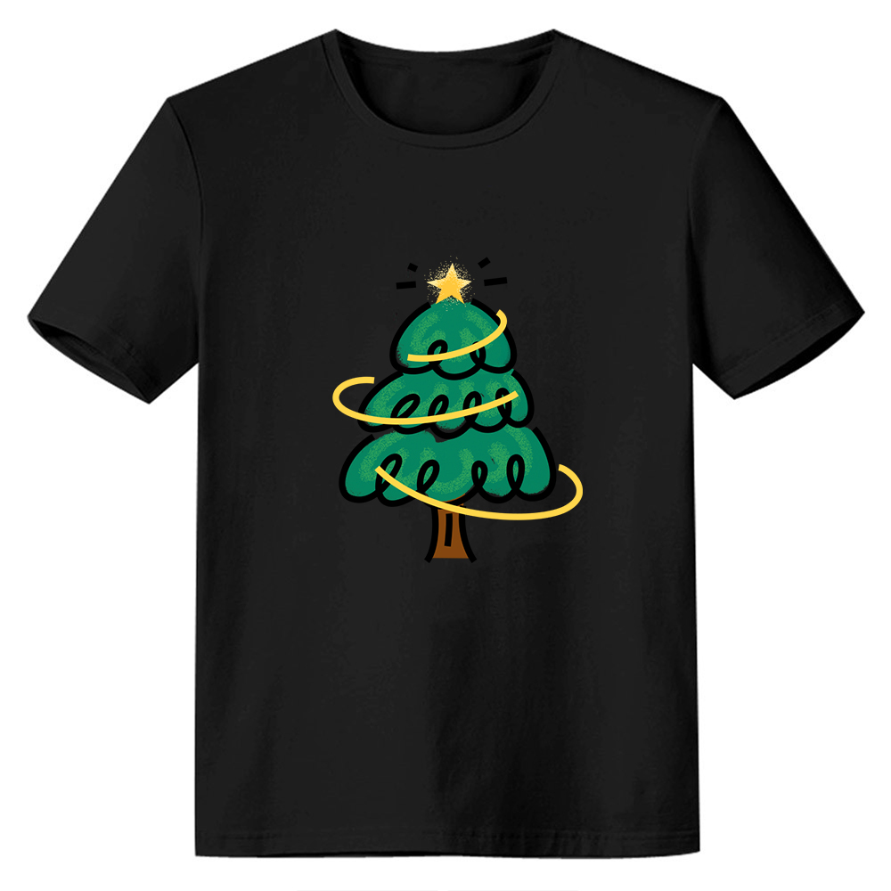 T-shirt Arbre de Noël en Carton Pour Noël