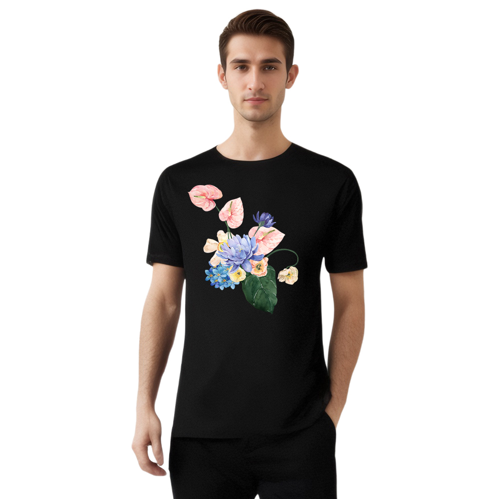 T-shirt Plan d'Ensemble de Fleurs