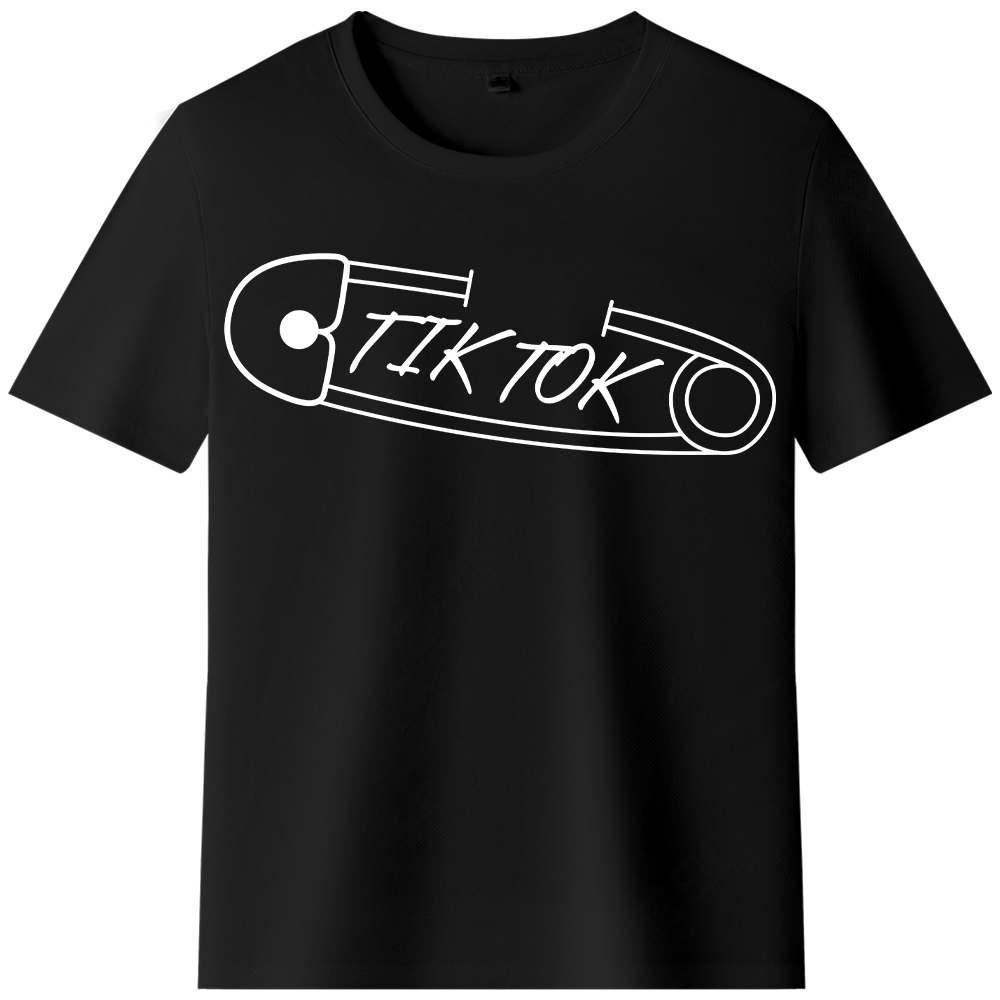 T-shirt Texte 'Tik Tok' Ver.3