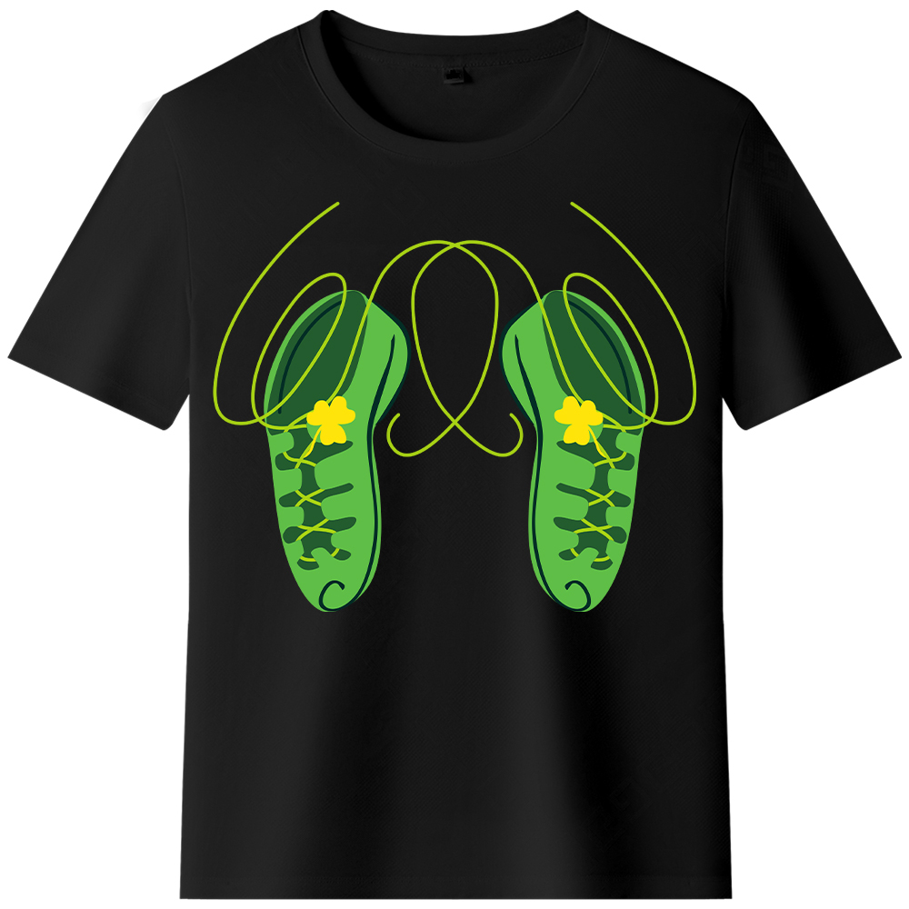 T-shirt Chaussures de Danse Vertes pour la St Patrick