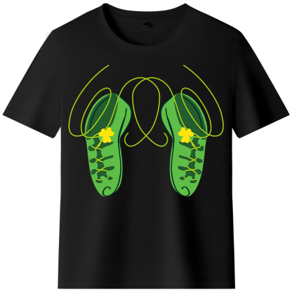 T-shirt Chaussures de Danse Vertes pour la St Patrick