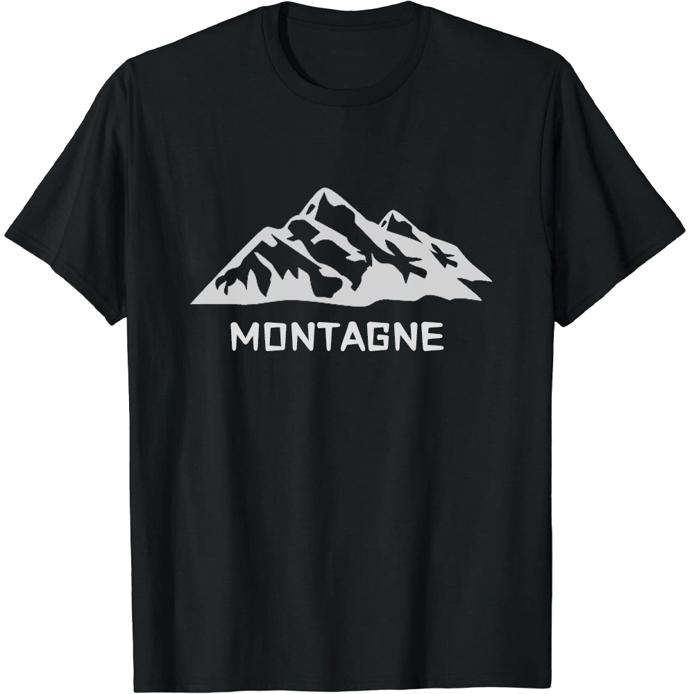 T-shirt Adulte Naturellement Montagne Costume Ver.F