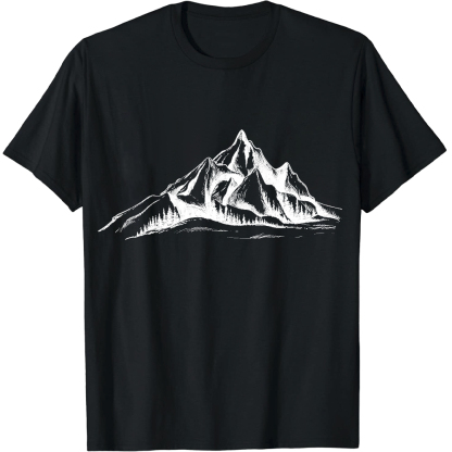 T-shirt Adulte Naturellement Montagne Costume Ver.G
