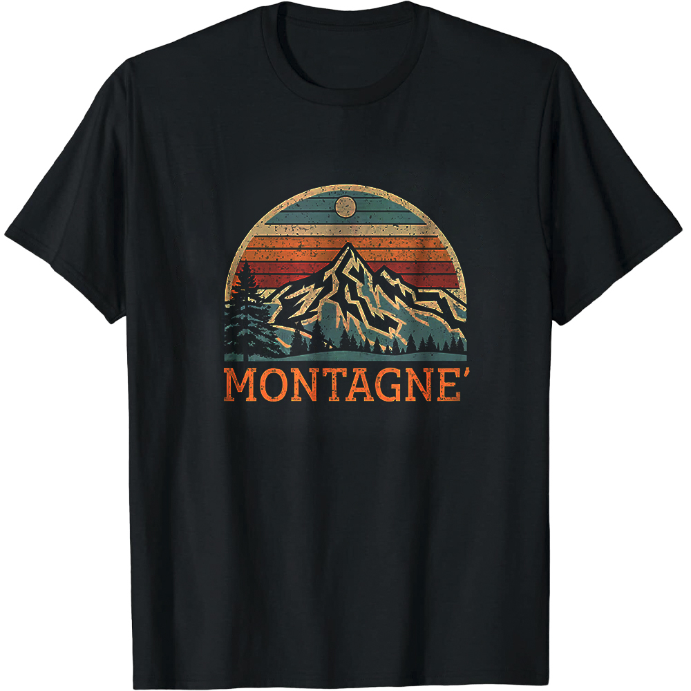 T-shirt Adulte Naturellement Montagne Costume