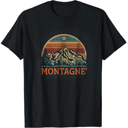 T-shirt Adulte Naturellement Montagne Costume