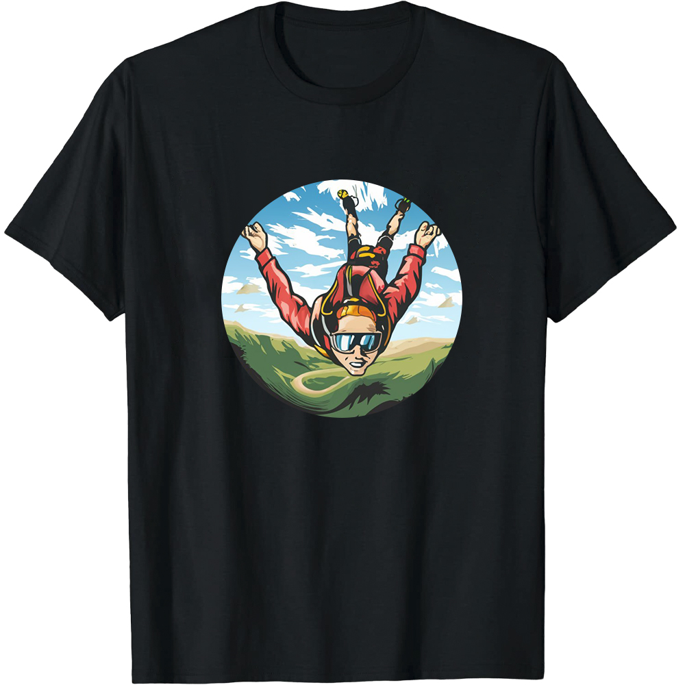 T-shirt Adulte Sport Extrêmes Saut en Parachute Costume