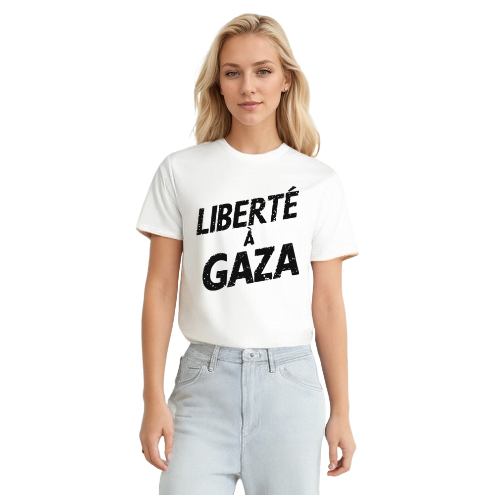 T-shirt 'Liberté à Gaza' Costume Ver.2