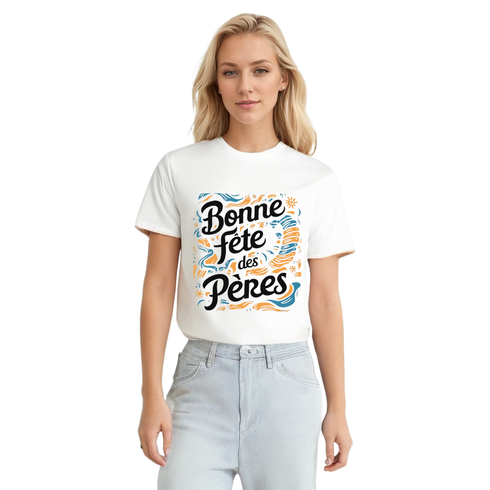 T-shirt 'Bonne Fête des Pères' Costume Ver.2