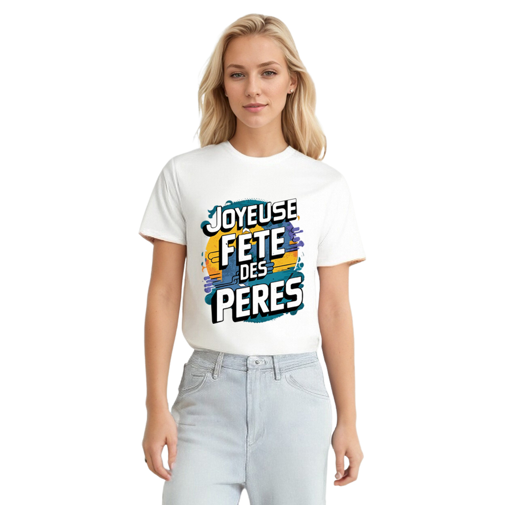 T-shirt 'Joyeuse Fête des Pères' Costume Ver.2