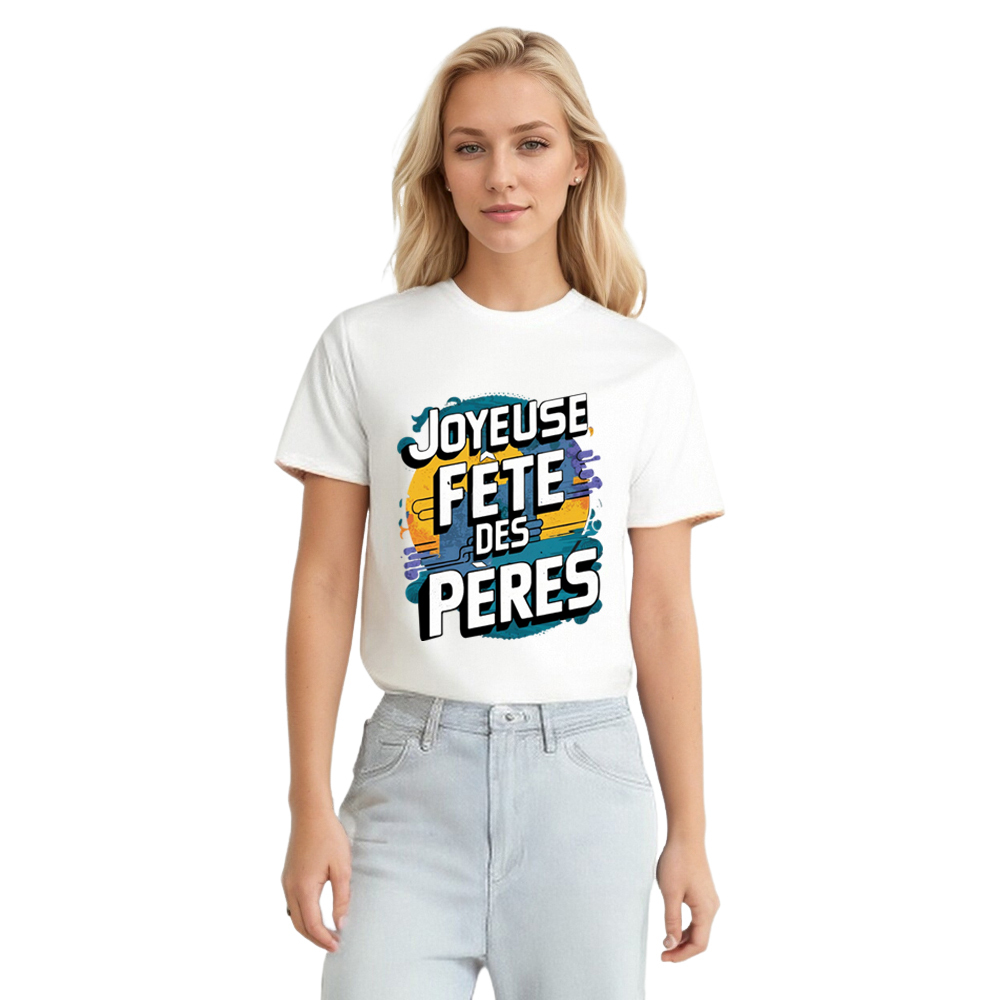 T-shirt 'Joyeuse Fête des Pères' Costume Ver.2