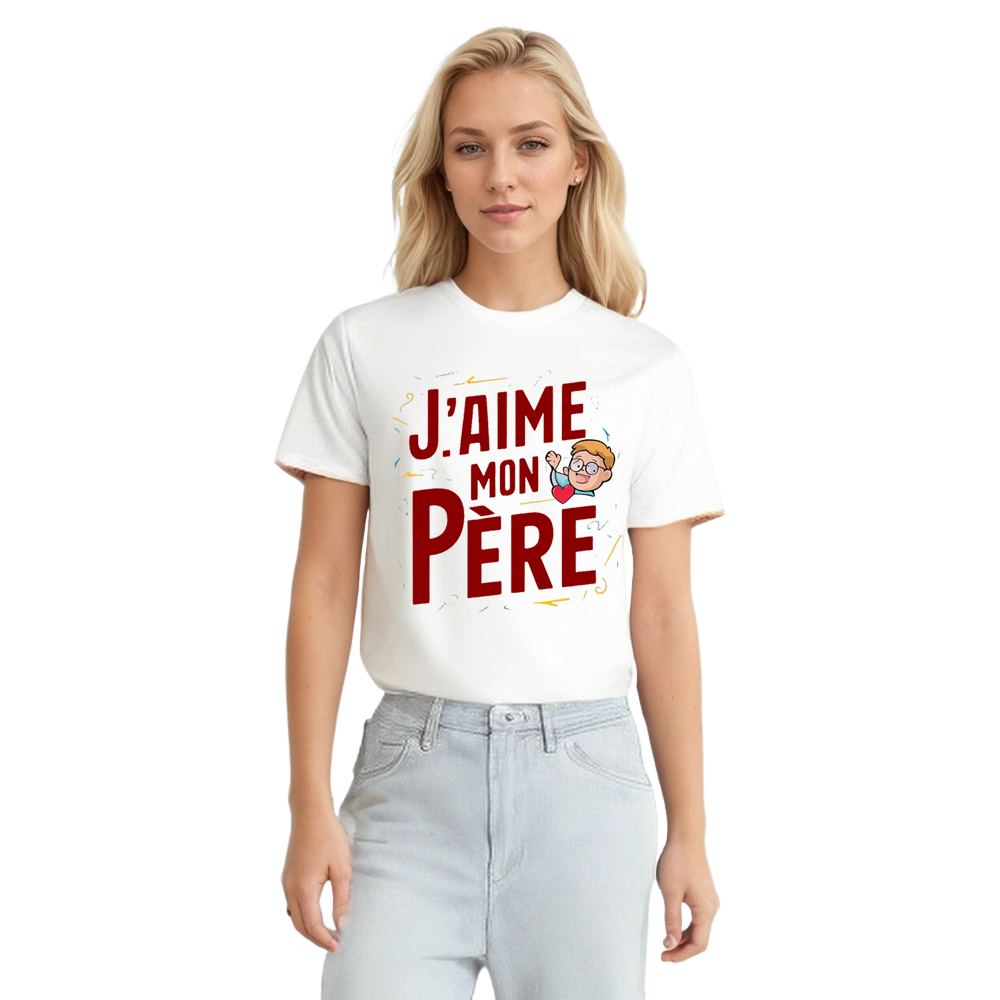 T-shirt 'J'Aime Mon Père' Costume Ver.2