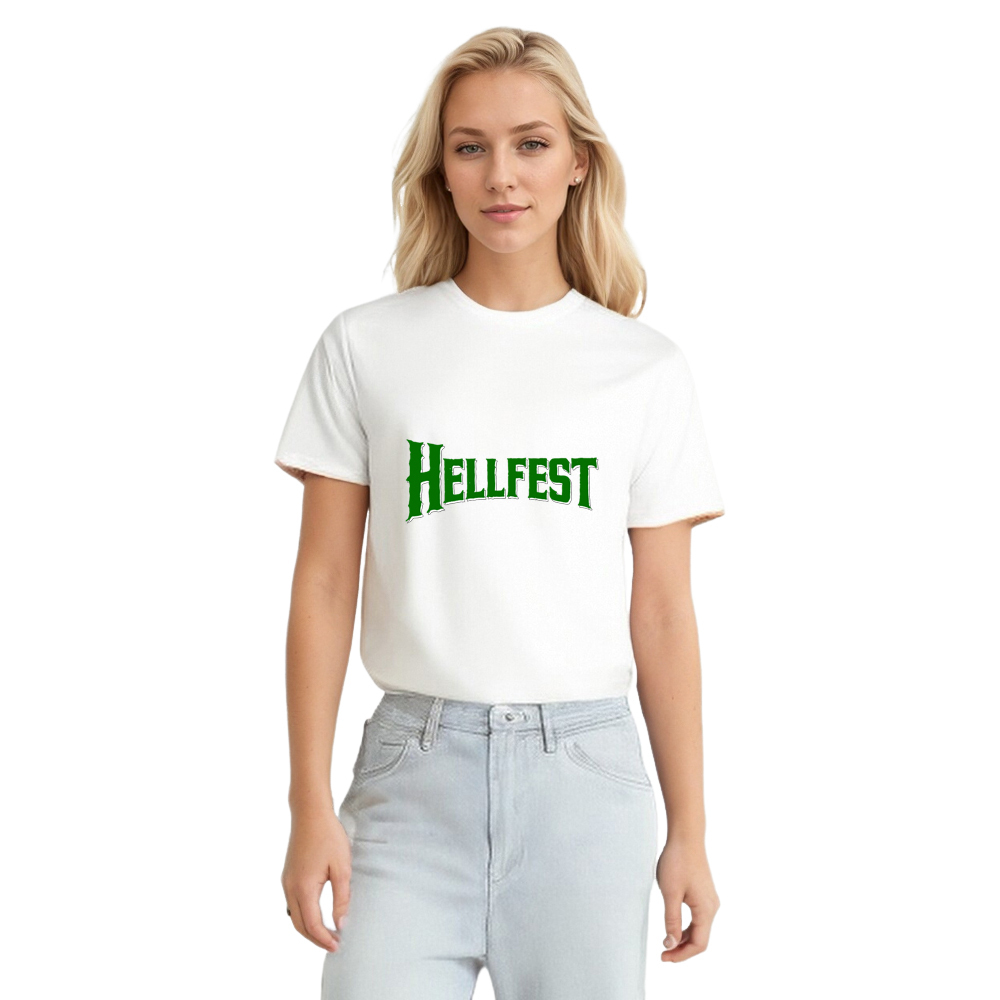 T-shirt Texte Uniquement 'Hellfest' Costume Ver.B
