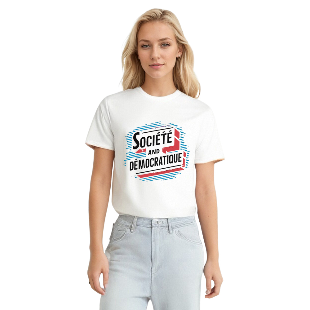 T-shirt 'Société Démocratique' Costume Ver.2