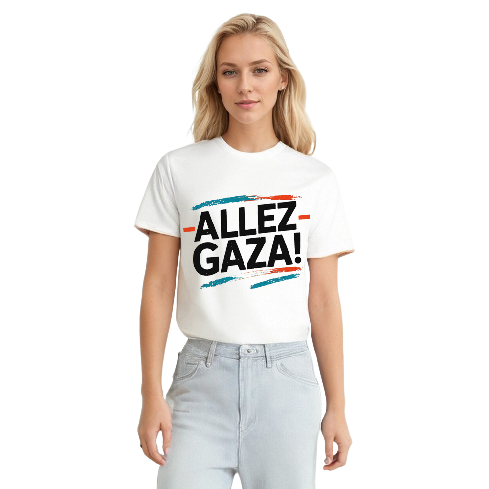 T-shirt 'Allez, Gaza!' Costume Ver.2