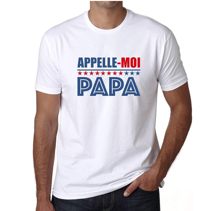 T-shirt Homme Texte 'Appelle-Moi Papa' Costume