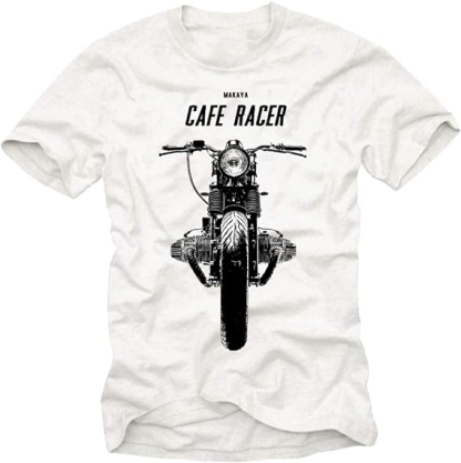 T-shirt Homme Moto 'Cafe Racer' Vintage Costume