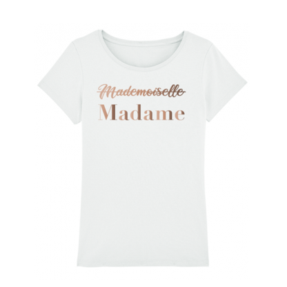 T-shirt Femme EVJF Madame Or Rose Costume