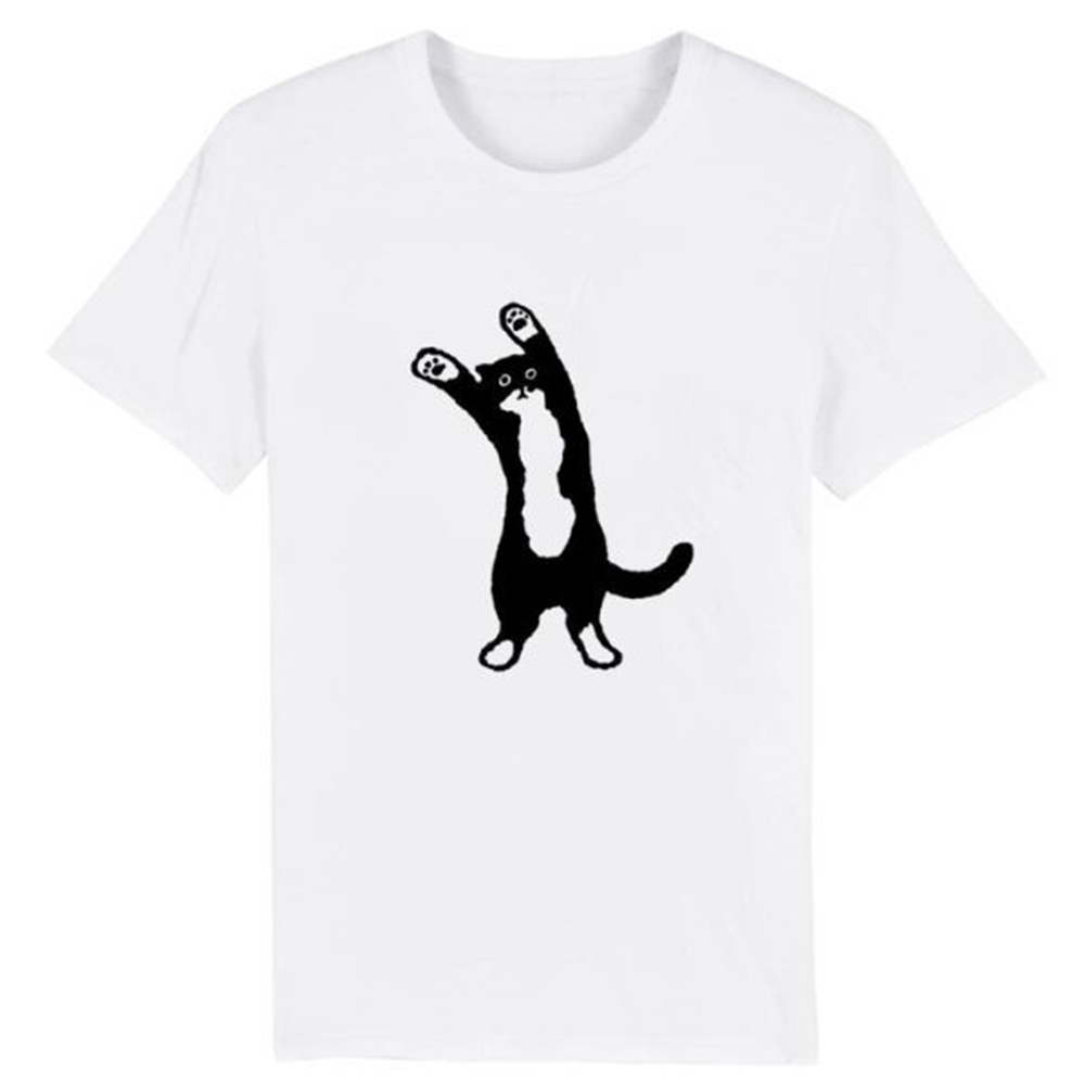 T-shirt Adulte Image de Chat Mignon Costume Ver.A