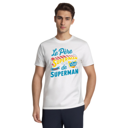 T-shirt 'Le Père de Superman' Costume